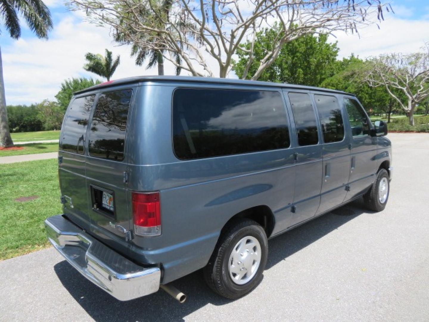 2013 Dark Blue /Gray Ford E-Series Wagon XLT (1FMNE1BW4DD) with an 4.6L V8 engine, Automatic transmission, located at 4301 Oak Circle #19, Boca Raton, FL, 33431, (954) 561-2499, 26.388861, -80.084038 - You are looking at a Gorgeous 2013 Ford E150 XLT Handicap Wheelchair Conversion Van with 22K Original Miles, Tie Down System, Power Electric VMI Side Entry Wheelchair Lift, Back Up Camera, Factory Navigation and Much Much More. This van is Awesome. This is a Nice Rust Free Van with a Clean Carfax, C - Photo#25